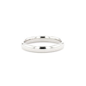 3.5mm Euro Comfort Fit High Polish Band Rings Princess Bride Diamonds