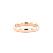 3.5mm Euro Comfort Fit High Polish Band Rings Princess Bride Diamonds