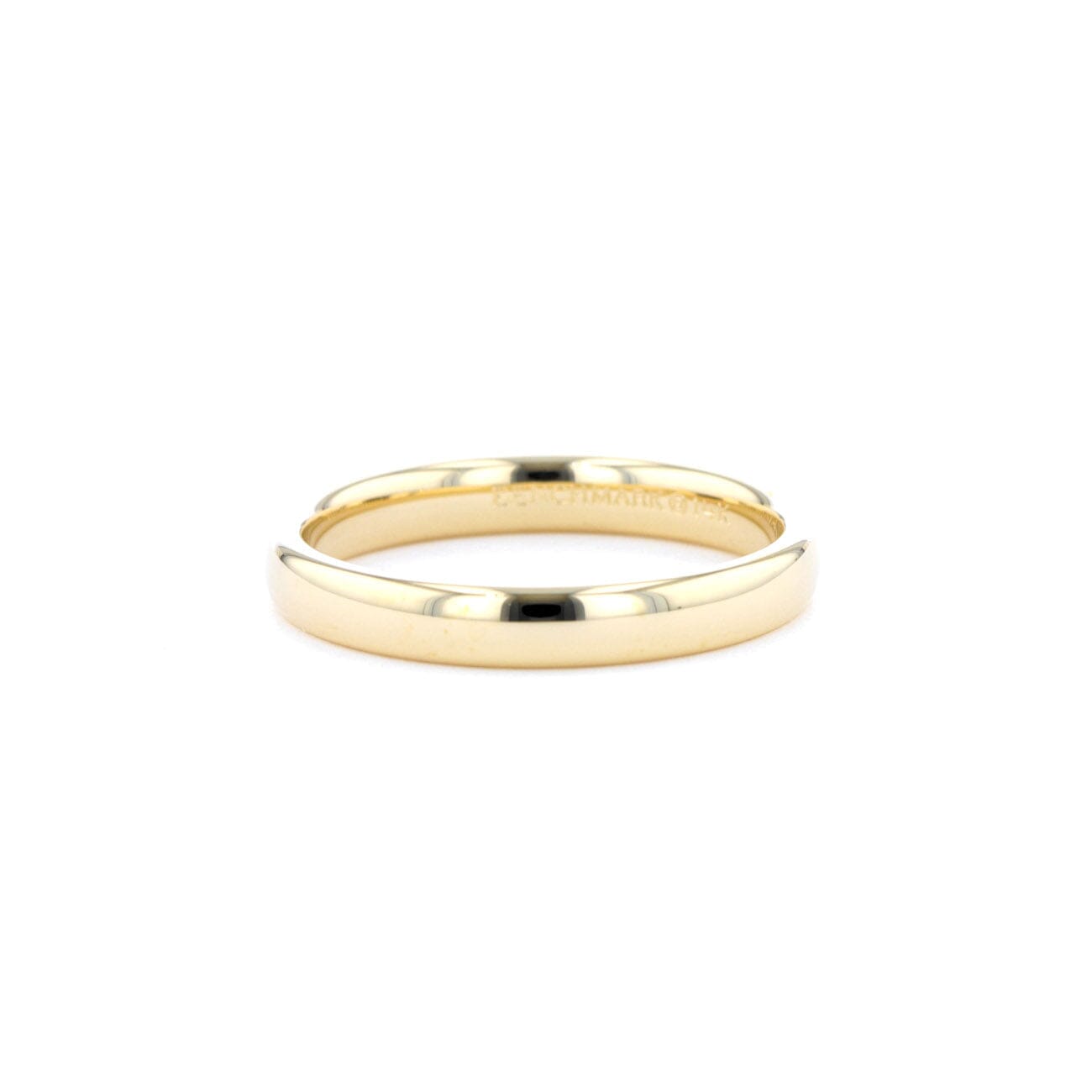 3.5mm Euro Comfort Fit High Polish Band Rings Princess Bride Diamonds