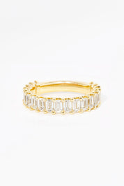 3.5mm Mini Emerald Lab Diamond Band Rings Princess Bride Diamonds