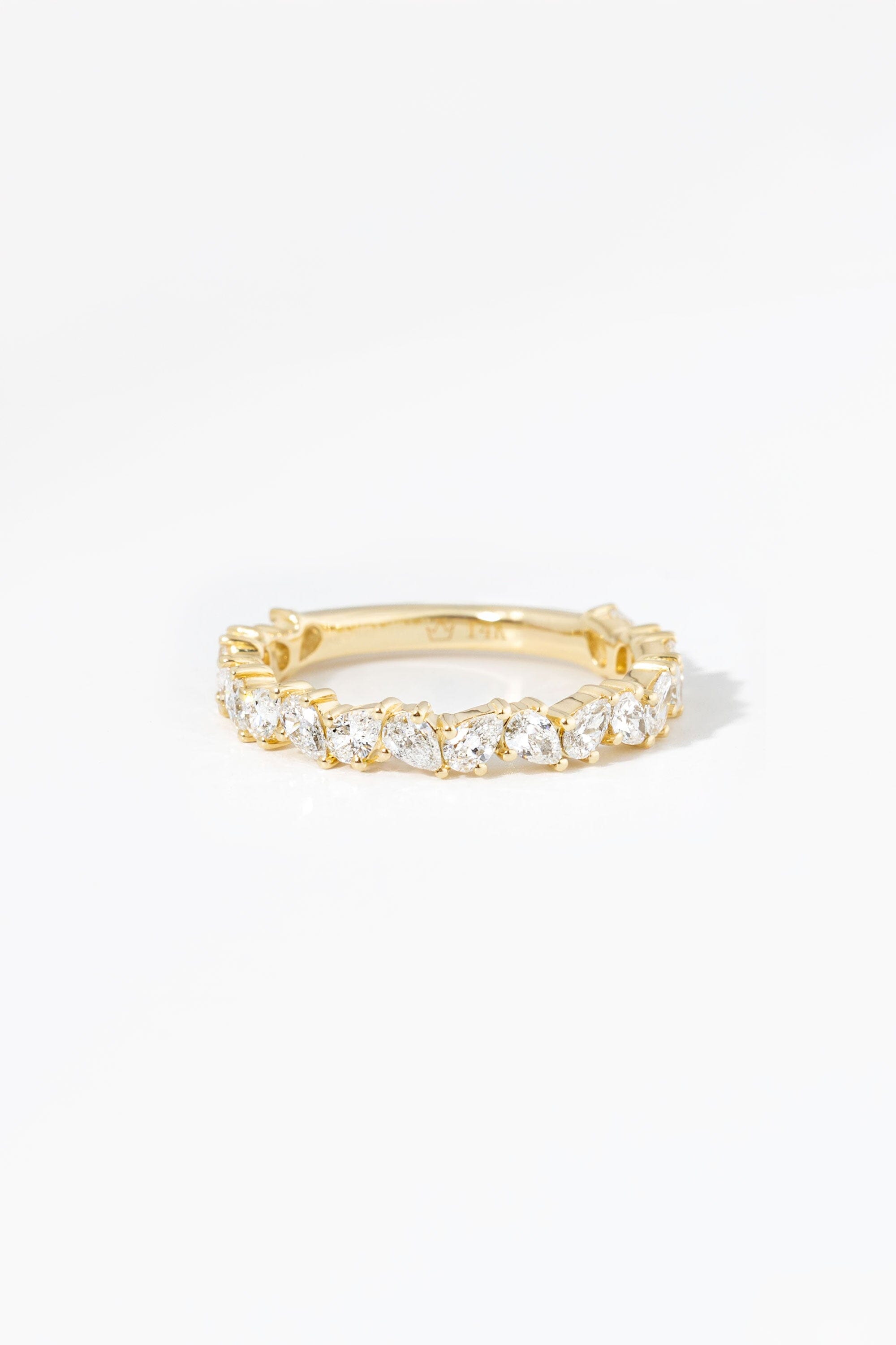 3.6mm Offset Pear Lab Diamond Ring Rings Princess Bride Diamonds