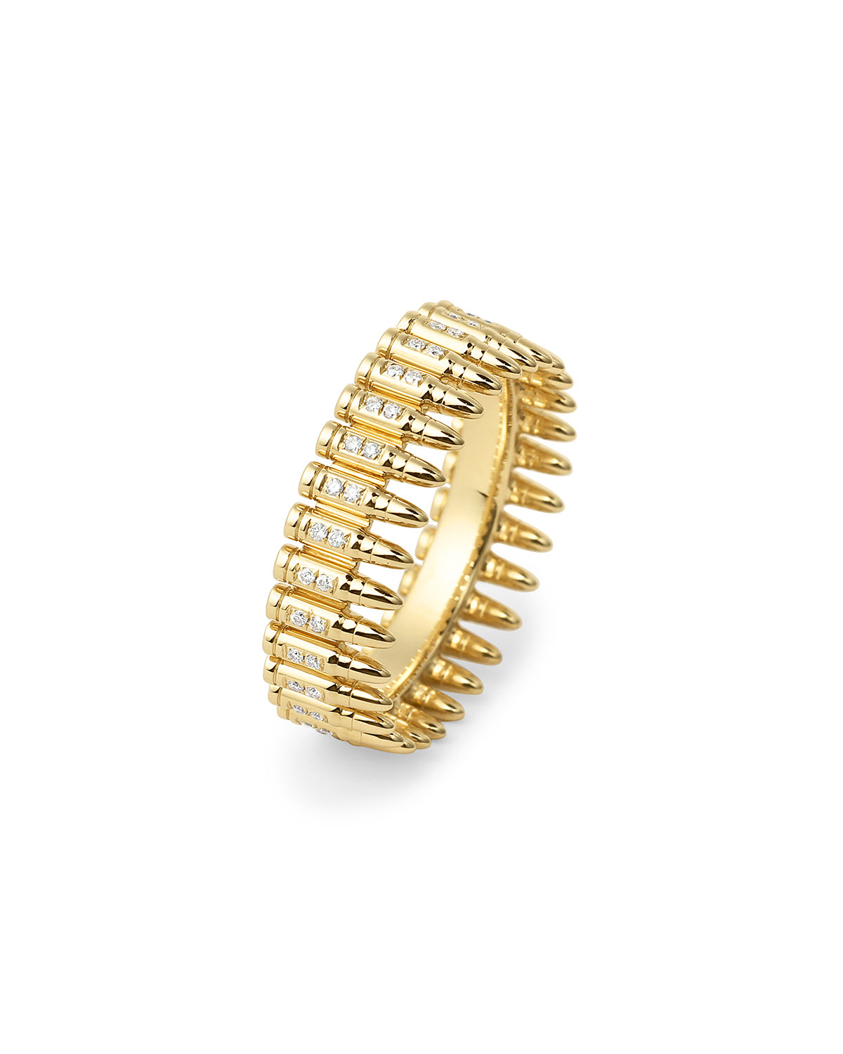 5.56 NATO Diamond Bullet Ring