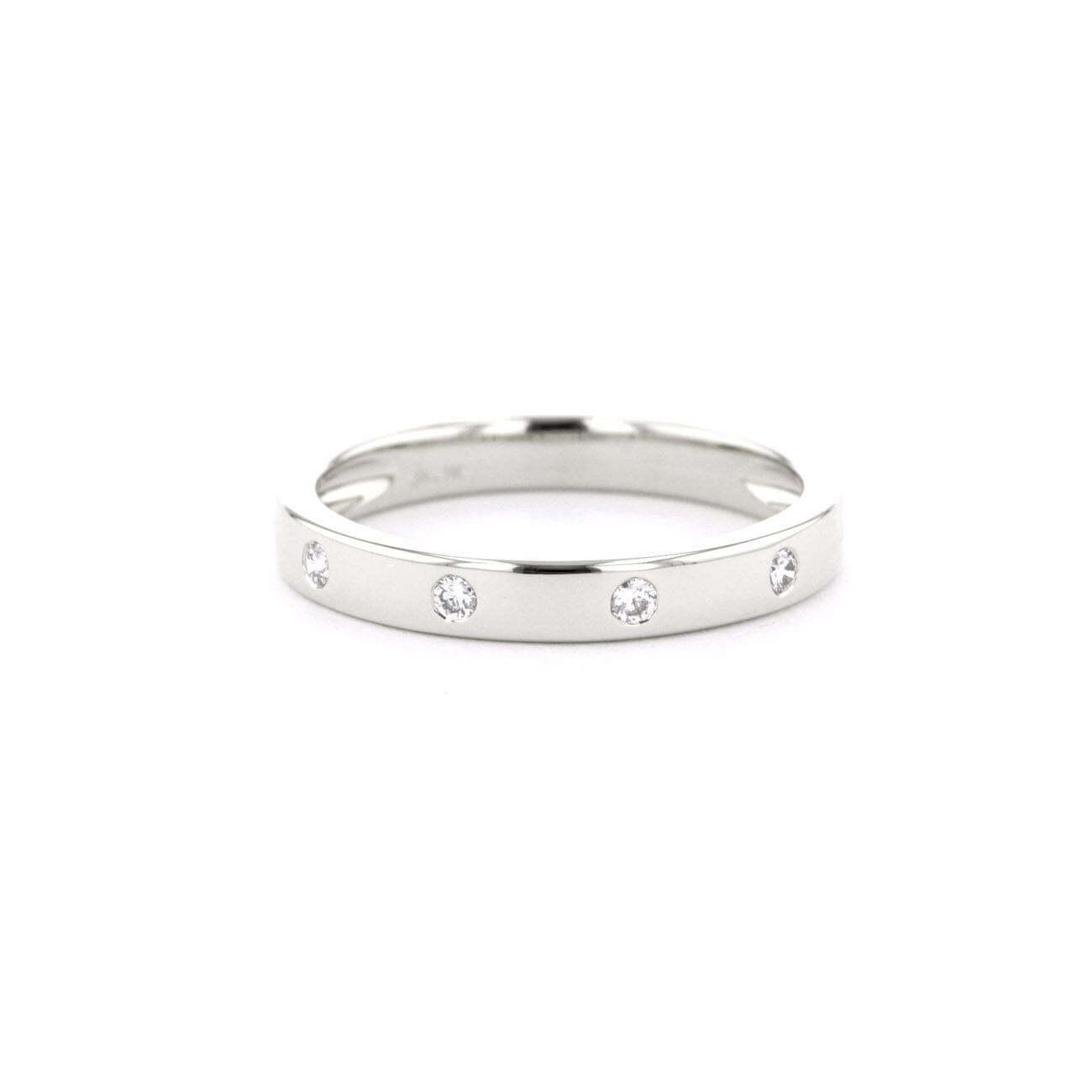 3mm Gypsy Set Diamond Band Rings Princess Bride Diamonds