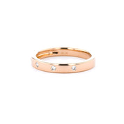 3mm Gypsy Set Diamond Band Rings Princess Bride Diamonds