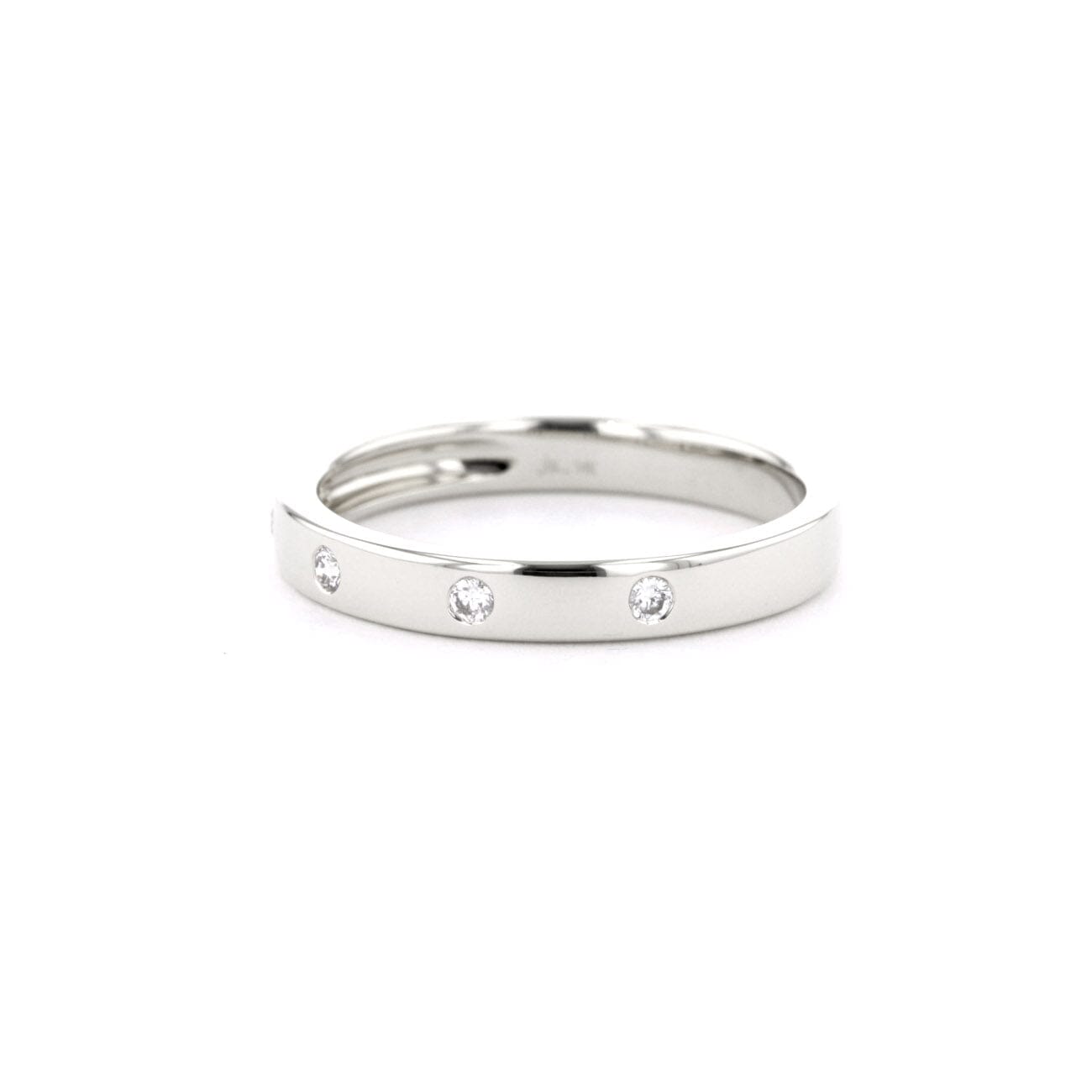 3mm Gypsy Set Diamond Band Rings Princess Bride Diamonds