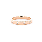 3mm Gypsy Set Diamond Band Rings Princess Bride Diamonds