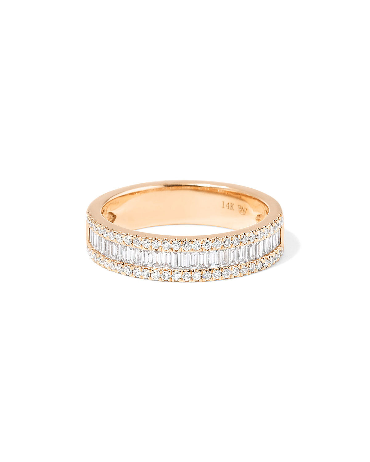 4.6mm Petite Baguette Diamond Ring