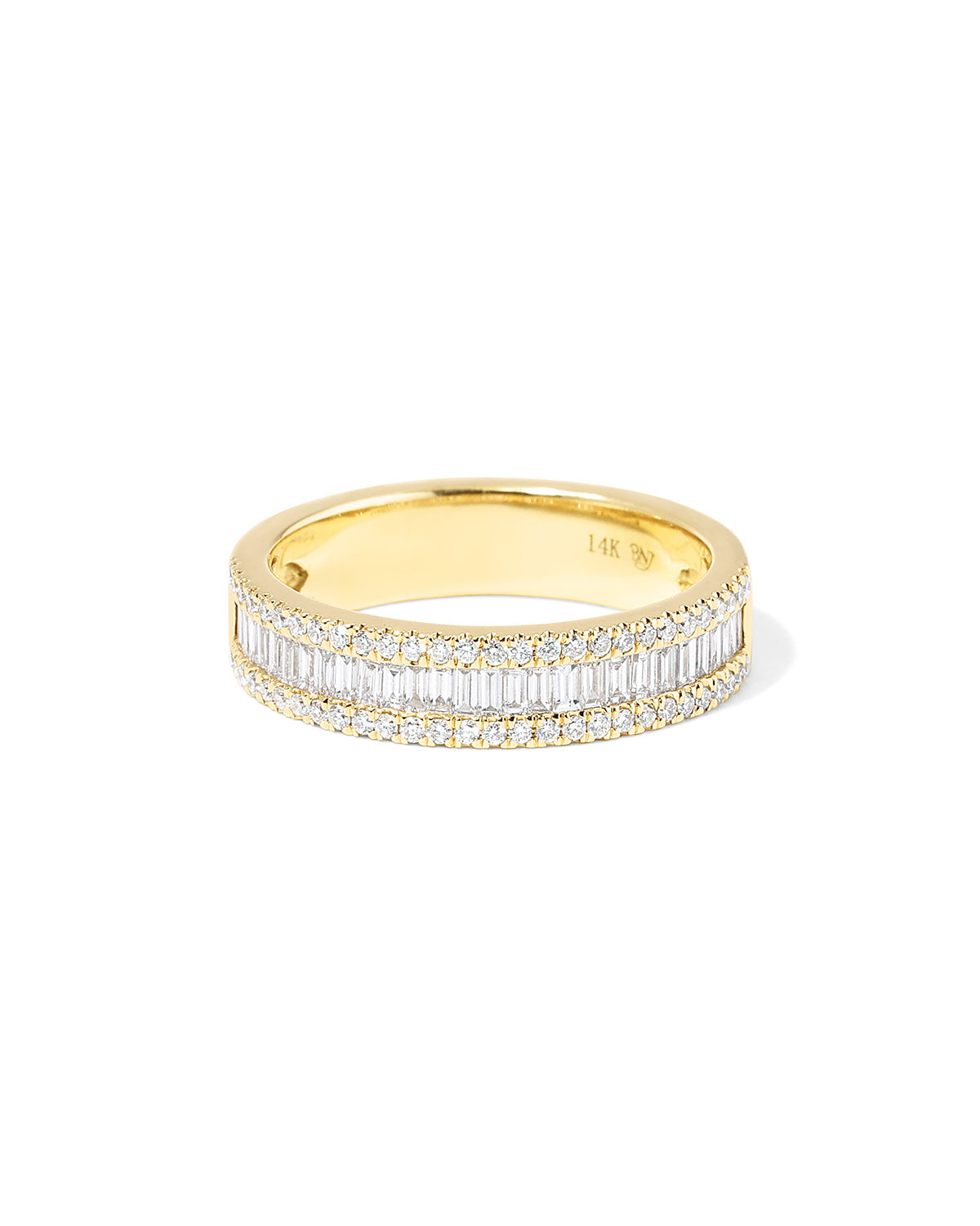4.6mm Petite Baguette Diamond Ring