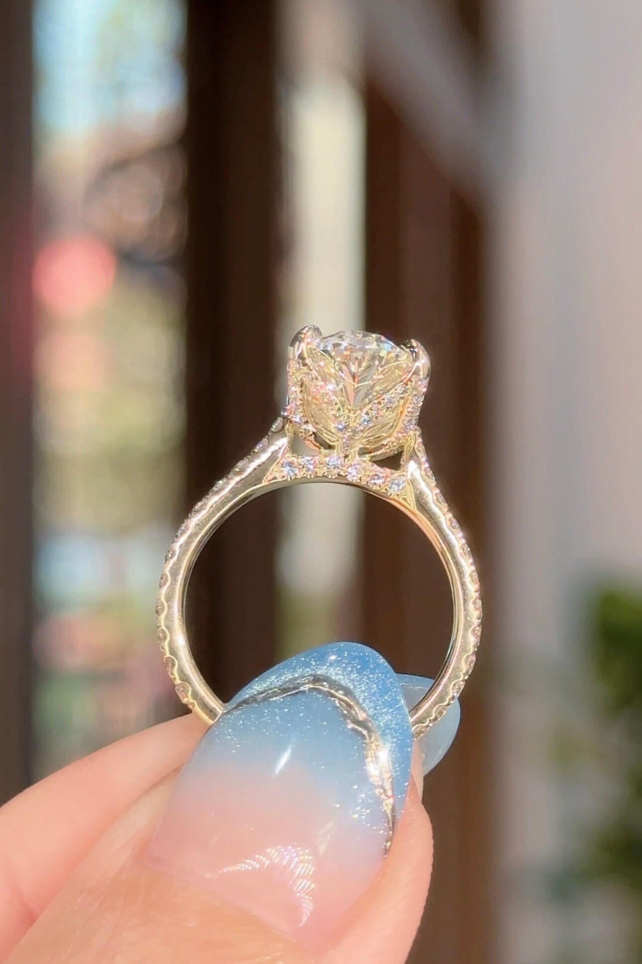 4.04ct D-VS1 Oval Lab Diamond Isabela Engagement Rings Princess Bride Diamonds