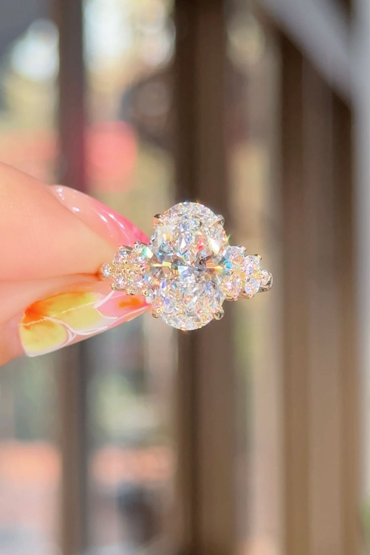 4.09ct D-VS1 Oval Lab Diamond Supernova – PBD
