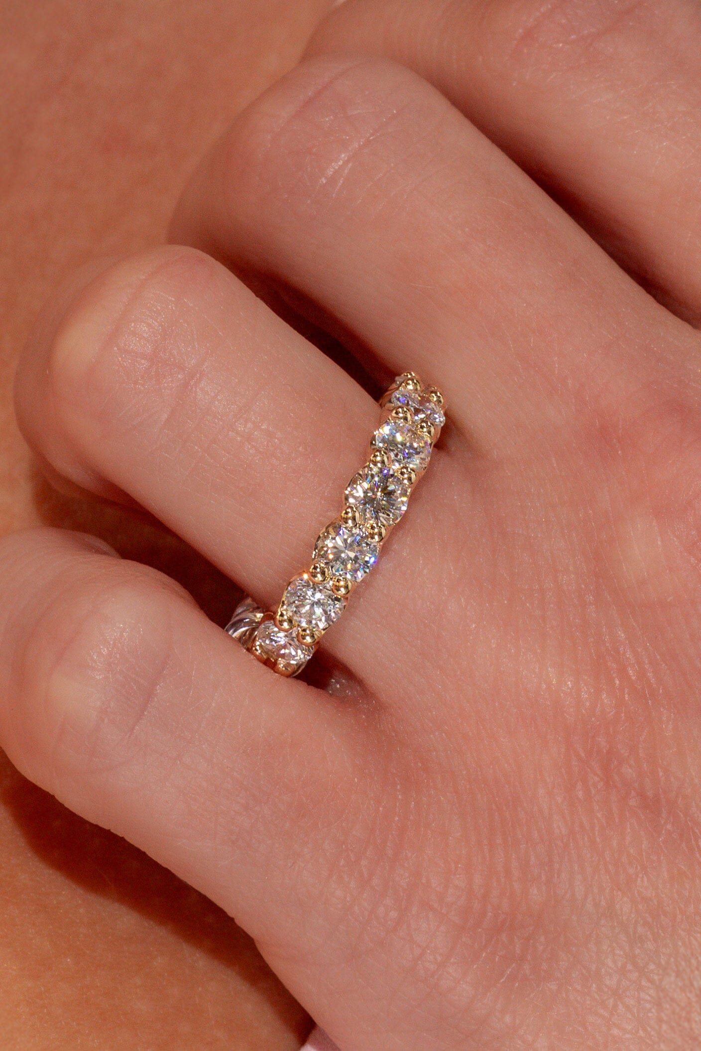 4.0mm Round Lab Diamond Ring Rings Princess Bride Diamonds