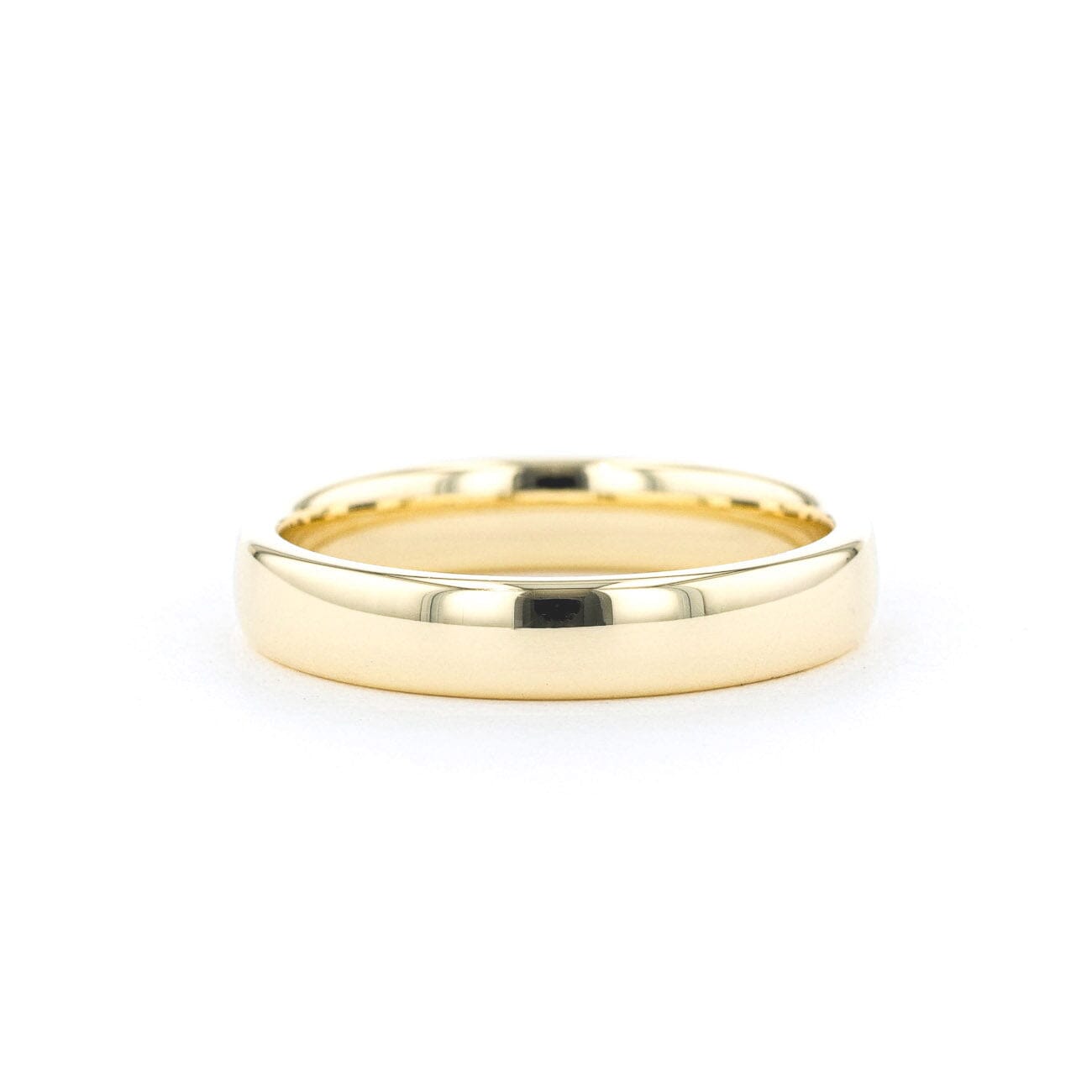 4.5mm Euro Comfort Fit High Polish Band Rings Princess Bride Diamonds