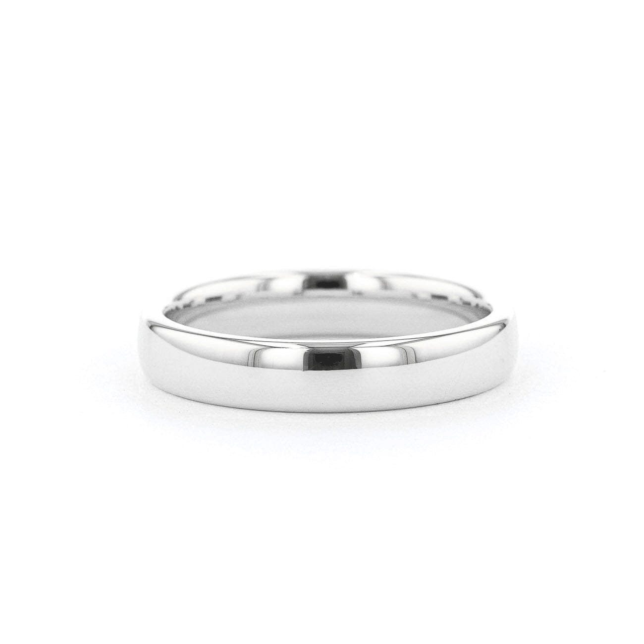 4.5mm Euro Comfort Fit High Polish Band Rings Princess Bride Diamonds