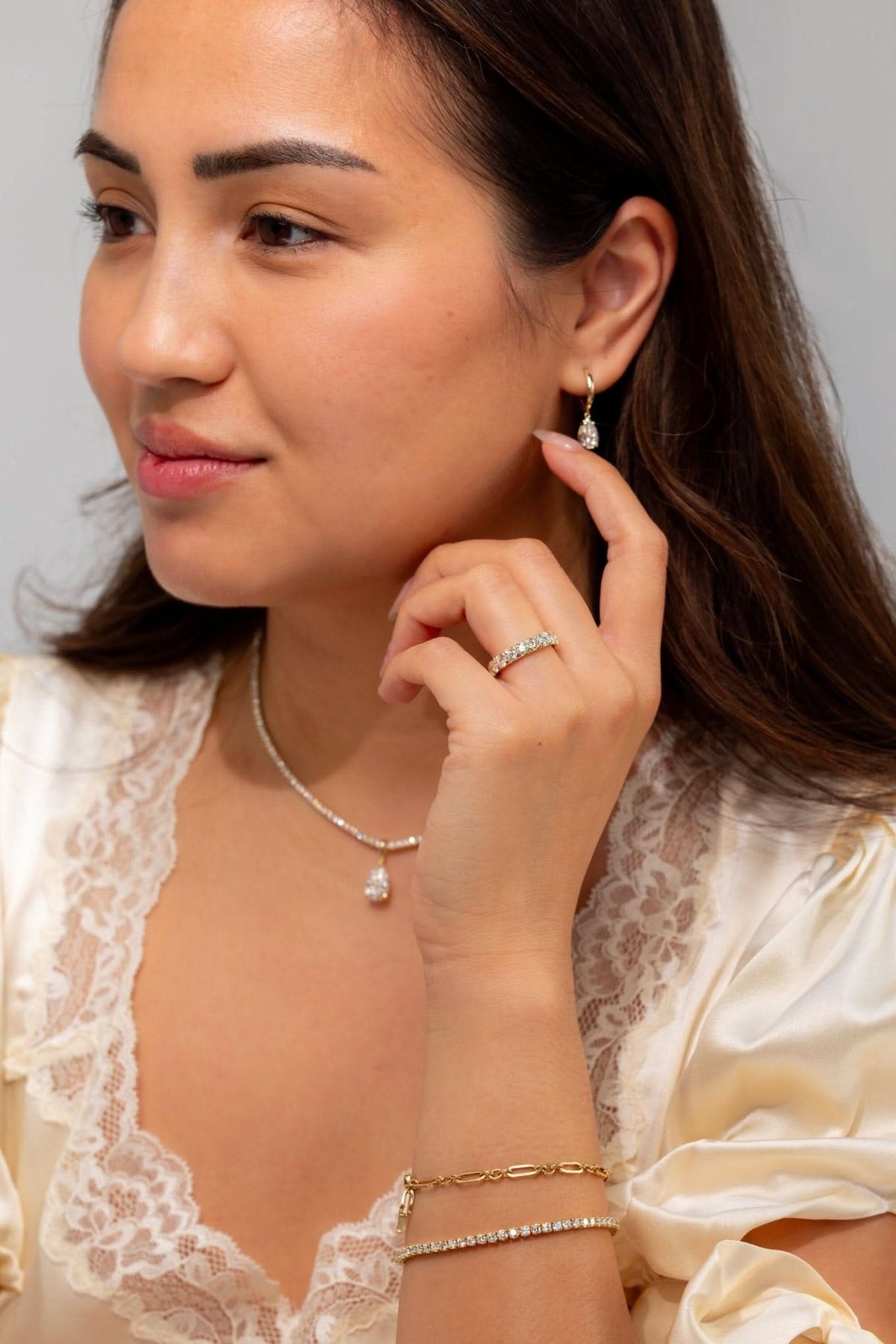 4mm Core Pavé Lab Diamond Ring - PBD Rings