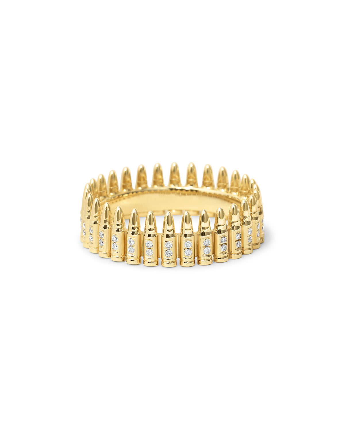 5.56 NATO Diamond Bullet Ring