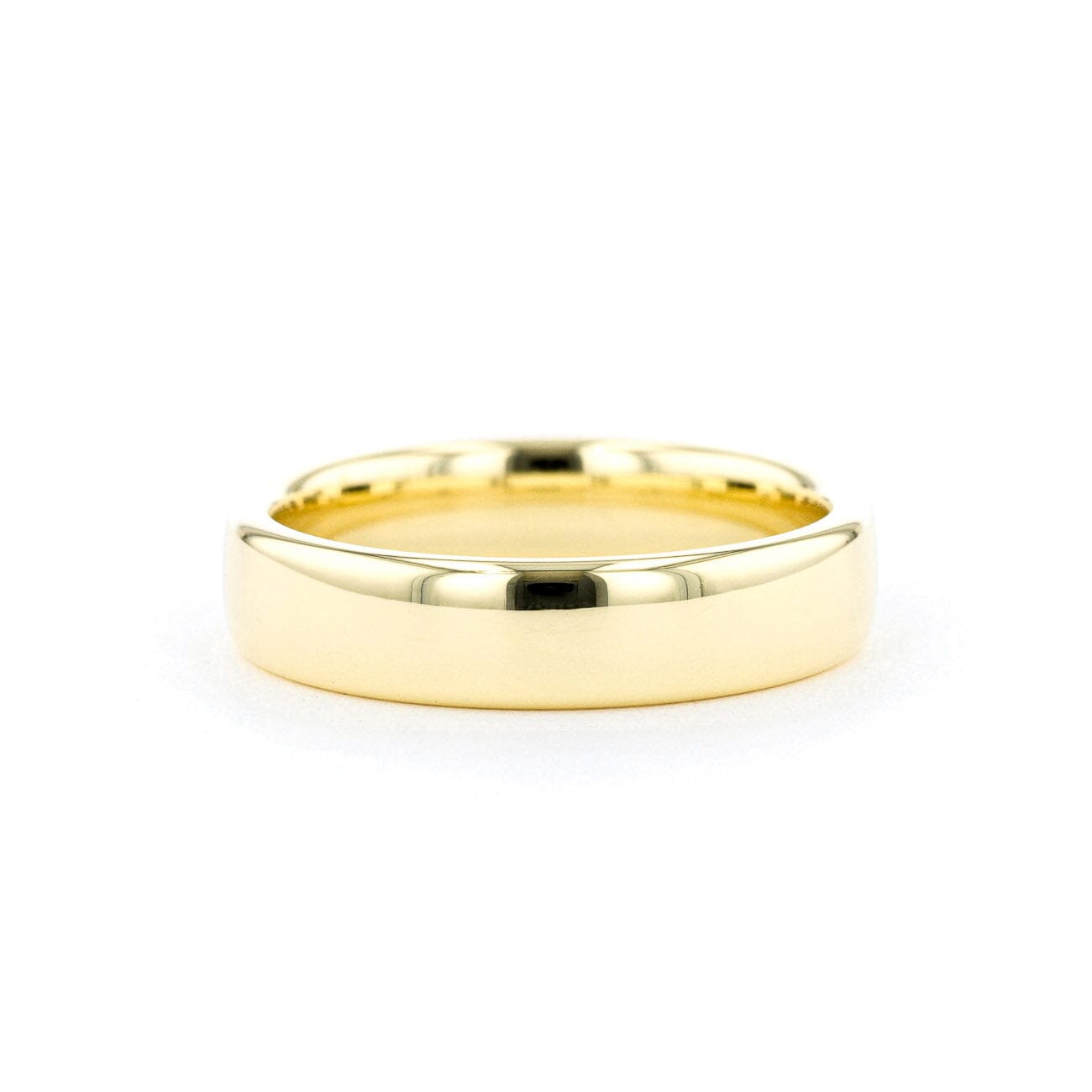 5.5mm Euro Comfort Fit High Polish Band Rings Princess Bride Diamonds