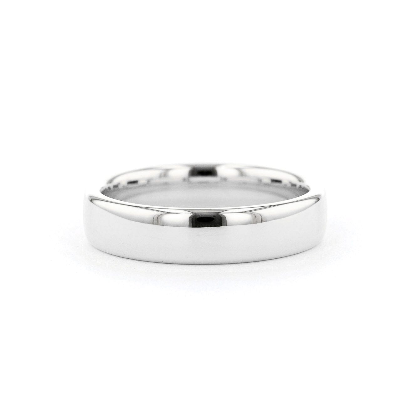 5.5mm Euro Comfort Fit High Polish Band Rings Princess Bride Diamonds