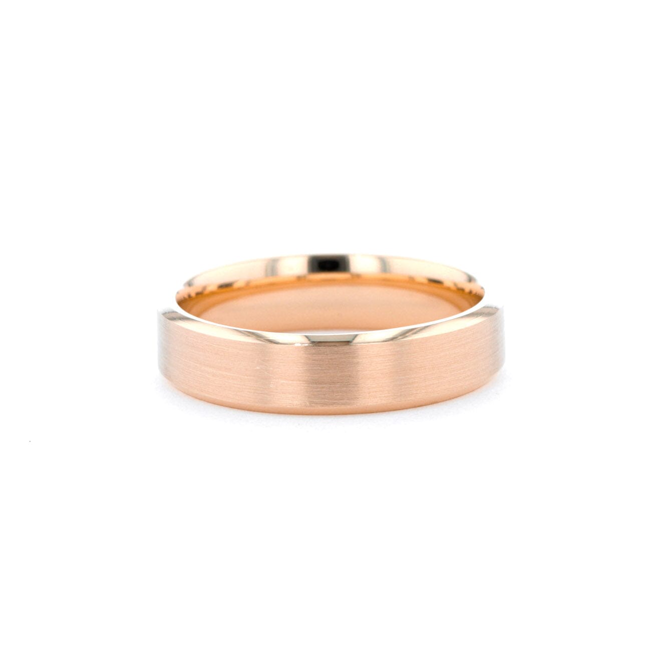 5.5mm Euro Comfort Fit Mini Bevel Rings Princess Bride Diamonds