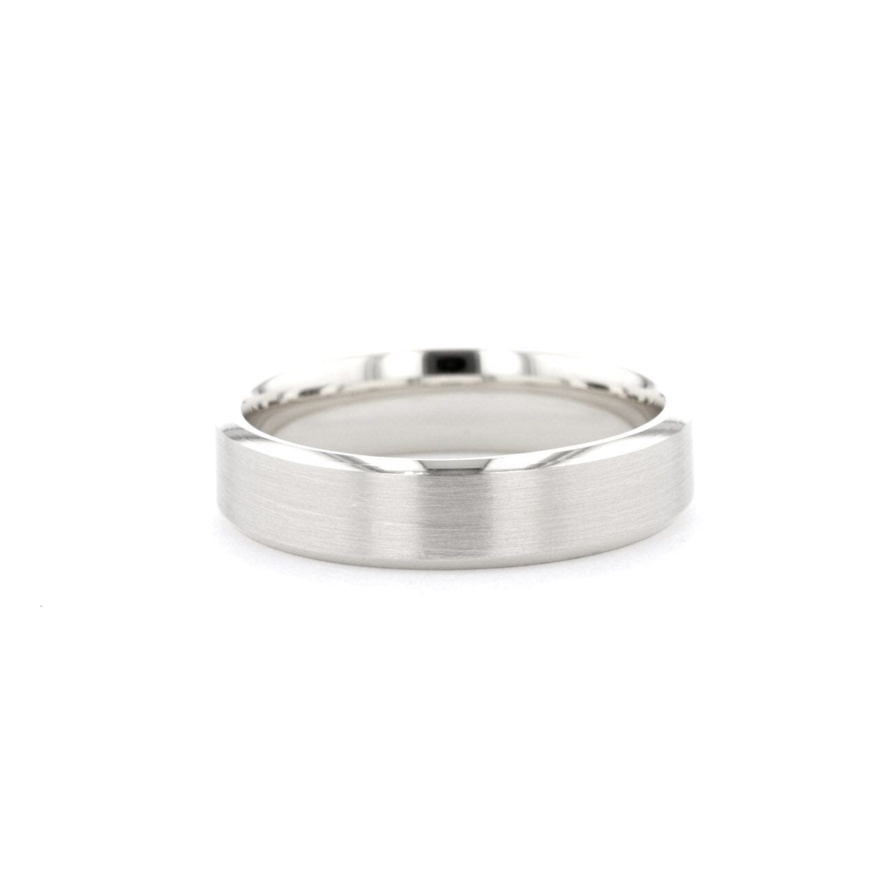 5.5mm Euro Comfort Fit Mini Bevel Rings Princess Bride Diamonds