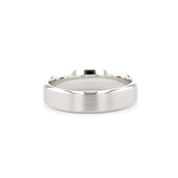 5.5mm Euro Comfort Fit Mini Bevel Rings Princess Bride Diamonds