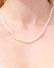 5mm White Pearl Necklace Necklaces Princess Bride Diamonds