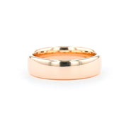 6.5mm Euro Comfort Fit High Polish Band Rings Princess Bride Diamonds