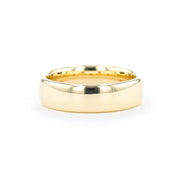 6.5mm Euro Comfort Fit High Polish Band Rings Princess Bride Diamonds