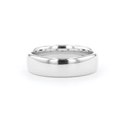 6.5mm Euro Comfort Fit High Polish Band Rings Princess Bride Diamonds