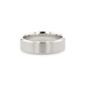 6.5mm Euro Comfort Fit Mini Bevel Rings Princess Bride Diamonds