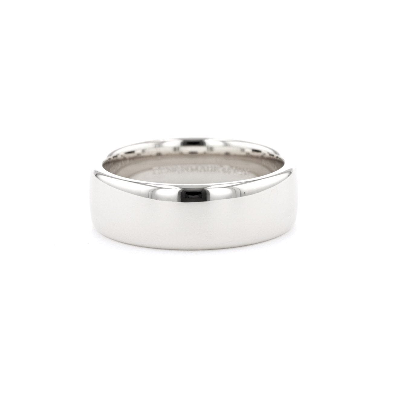 7.5mm Euro Comfort Fit High Polish Band Rings Princess Bride Diamonds