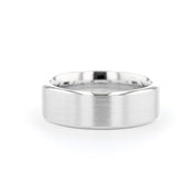 7.5mm Euro Comfort Fit Mini Bevel Rings Princess Bride Diamonds