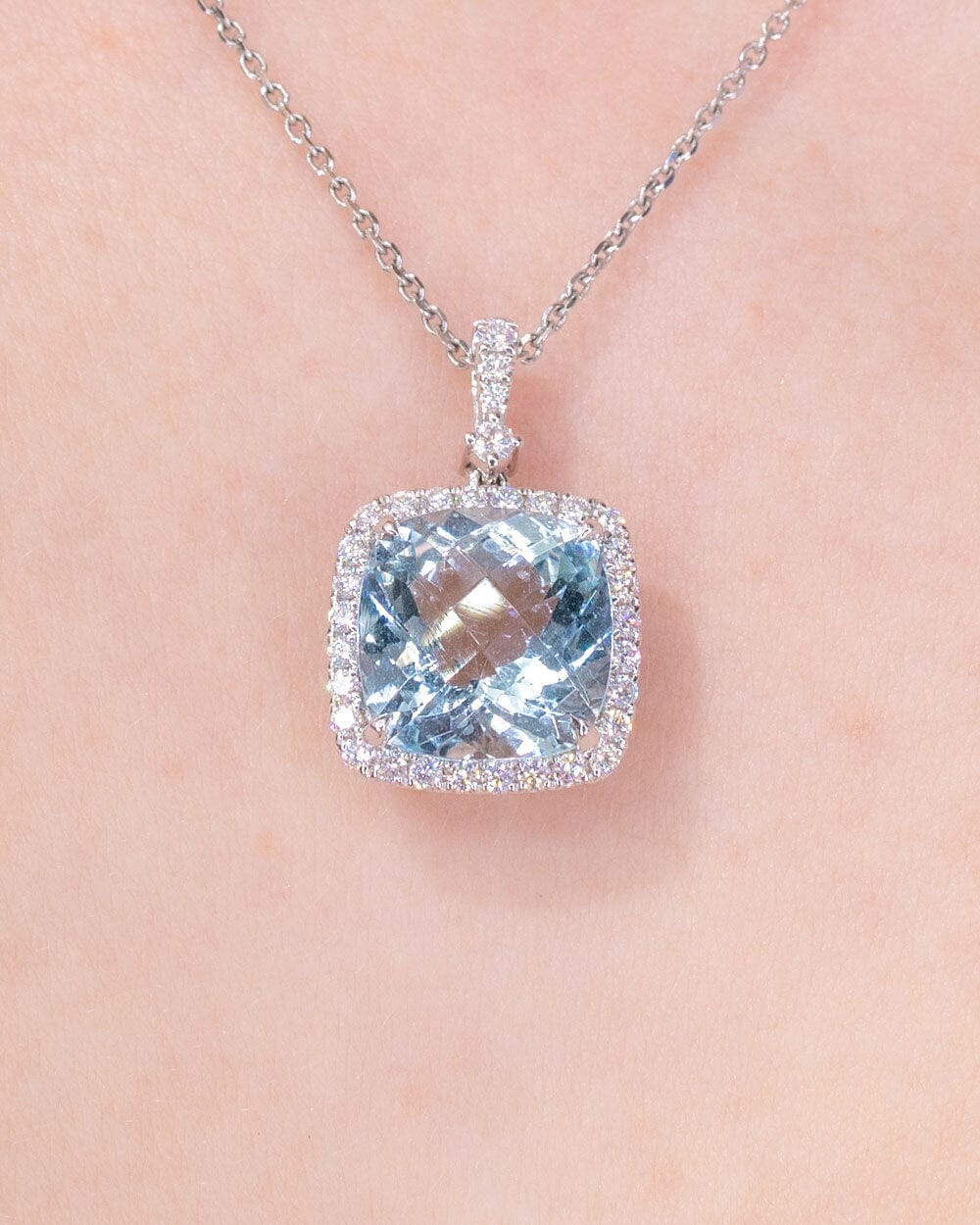 8.65ct Aquamarine Necklace Necklaces Princess Bride Diamonds