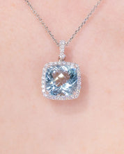 8.65ct Aquamarine Necklace Necklaces Princess Bride Diamonds
