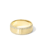 7mm Satin Center Diamond Edge