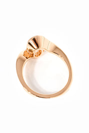 Half Bezel Tension Set Engagement Ring