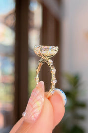 2.59ct D-VS1 Radiant Lab Diamond Daisy