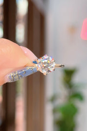 2.01ct D-VS1 Round Lab Diamond Caraline