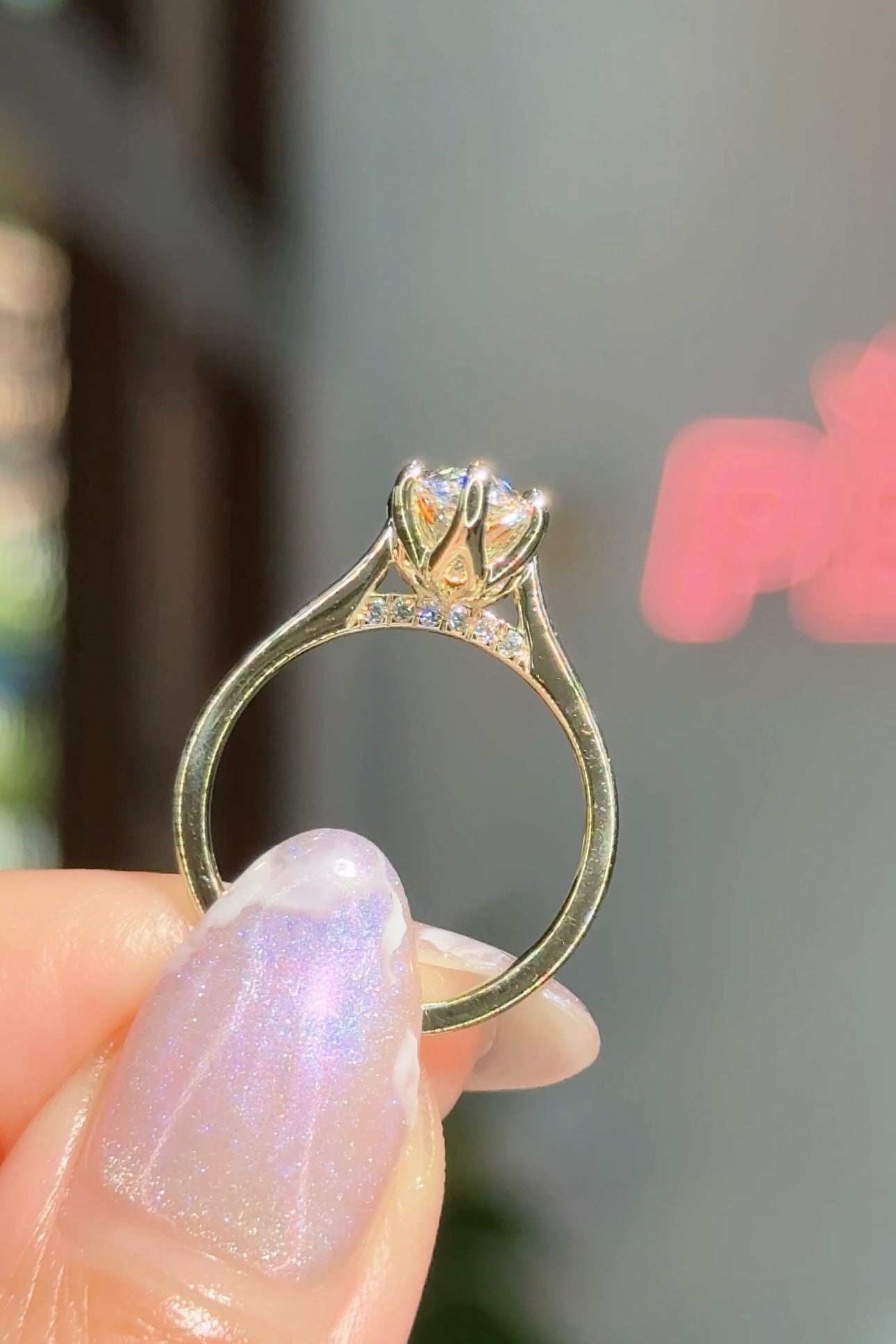 1.71ct E-VS1 Pear Lab Diamond Hana