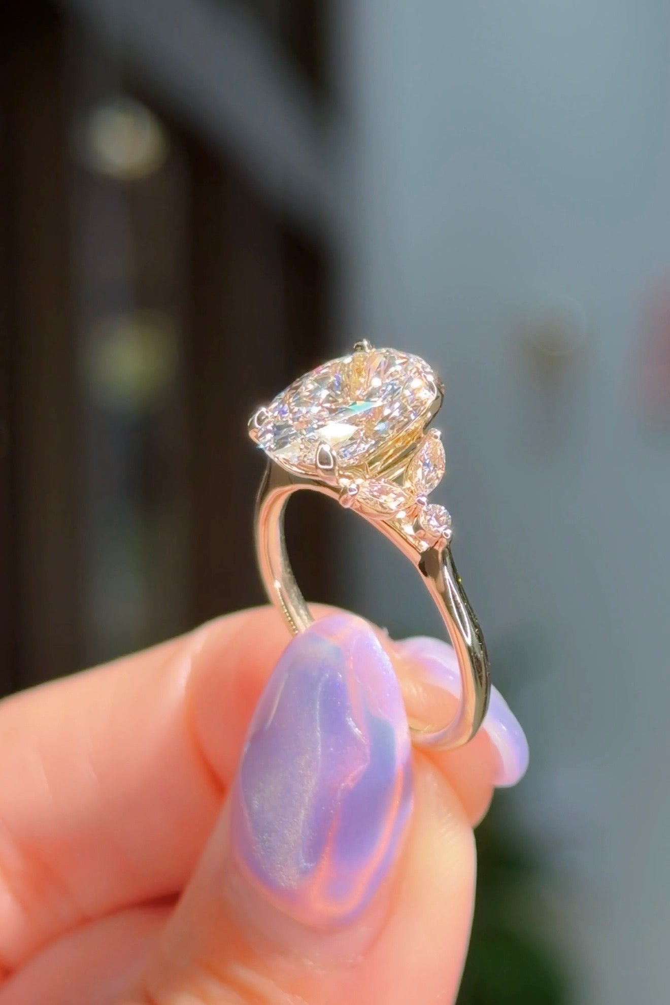 2.71ct D-VS1 Oval Lab Diamond Sarah