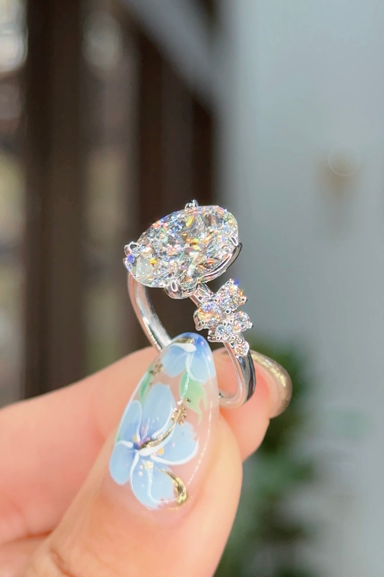 3.58ct D-VS1 Oval Lab Diamond Supernova