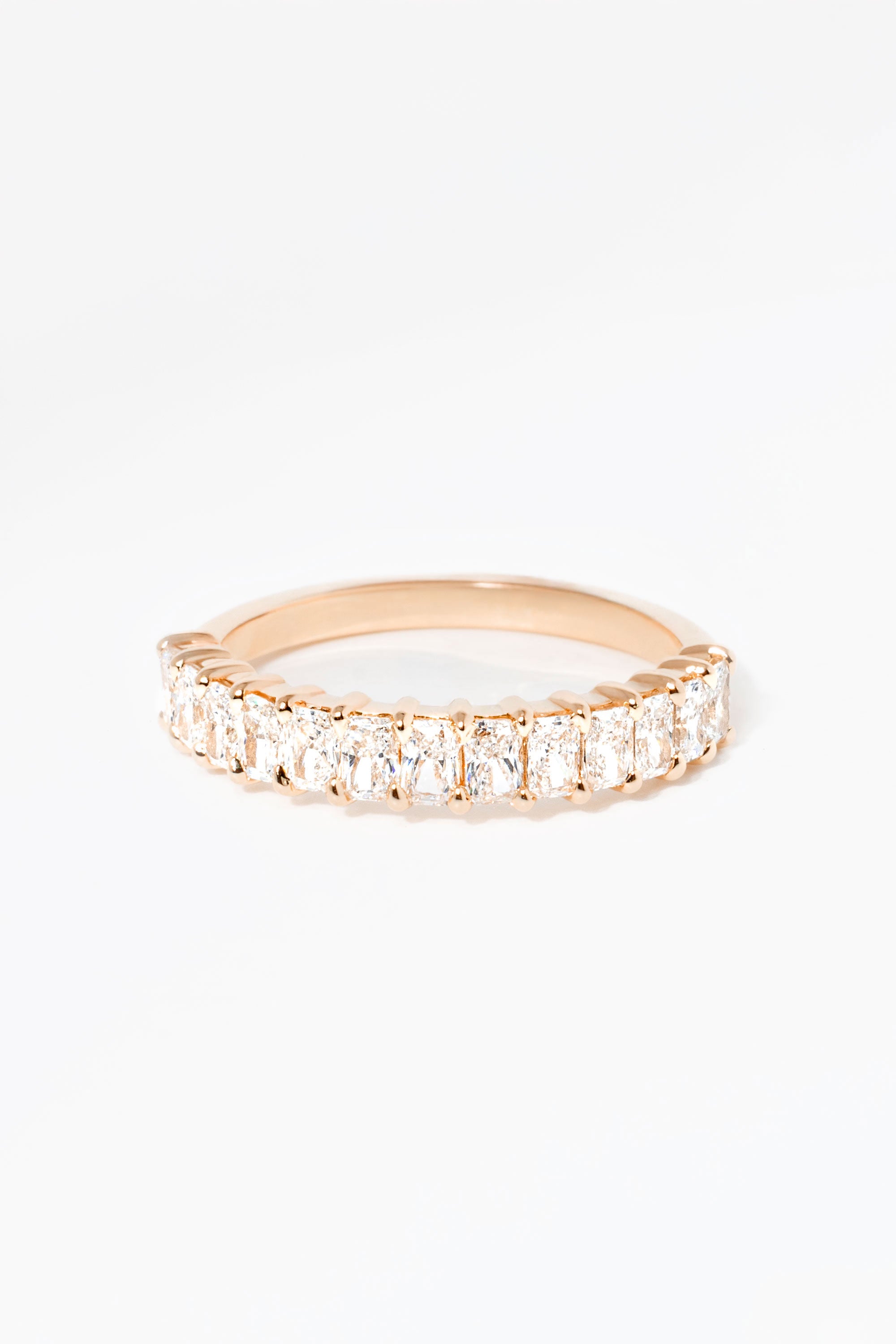 3.0mm Mini Radiant Lab Diamond Ring