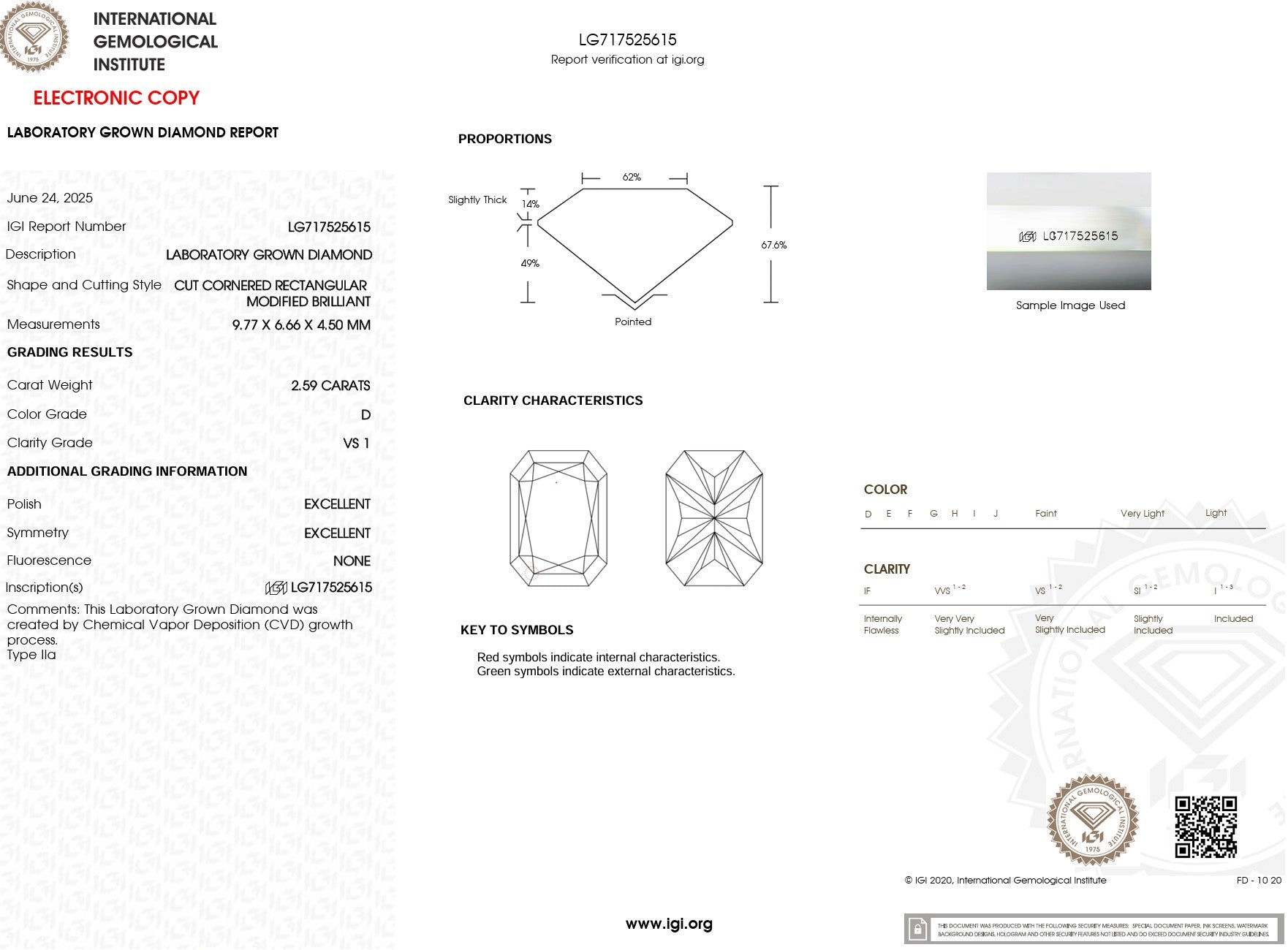 2.59ct D-VS1 Radiant Lab Diamond Daisy