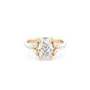 Amber Oval Engagement Rings Princess Bride Diamonds