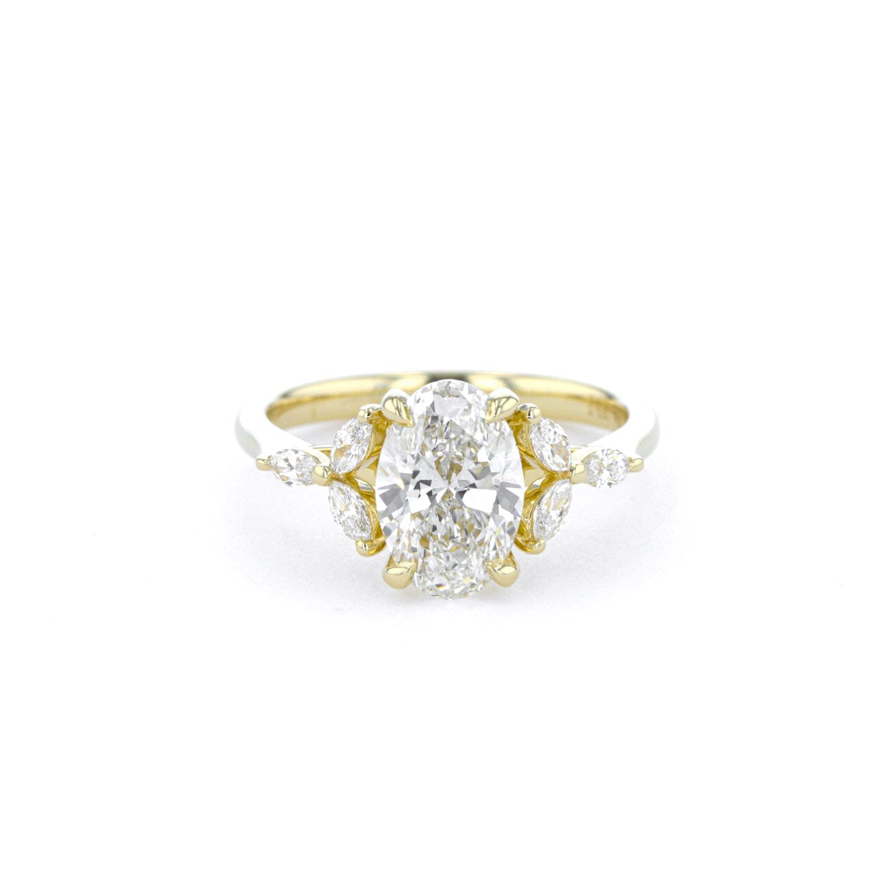Amber Oval Engagement Rings Princess Bride Diamonds