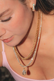 Big Pear Lab Diamond Tennis Necklace Necklaces Princess Bride Diamonds