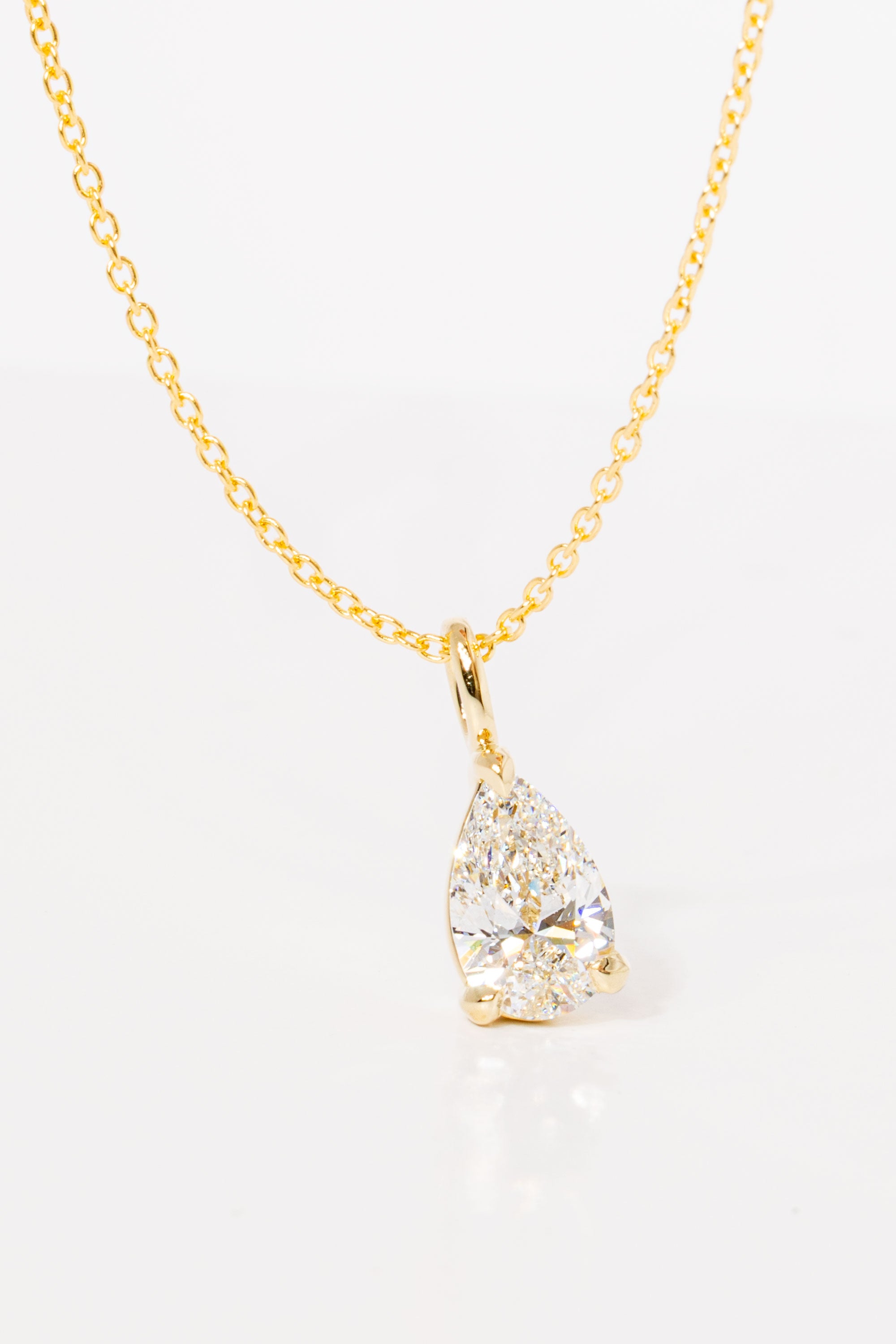 0.5ct Brandi Pear Necklace