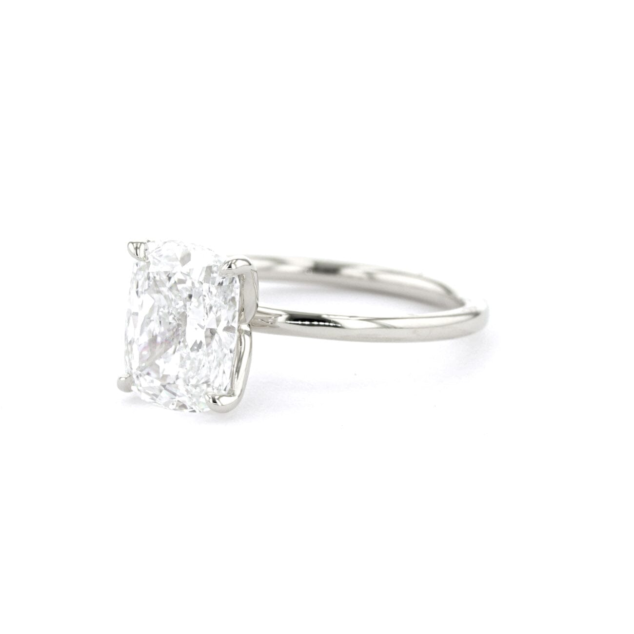 Caraline Cushion High Polish Engagement Rings Princess Bride Diamonds