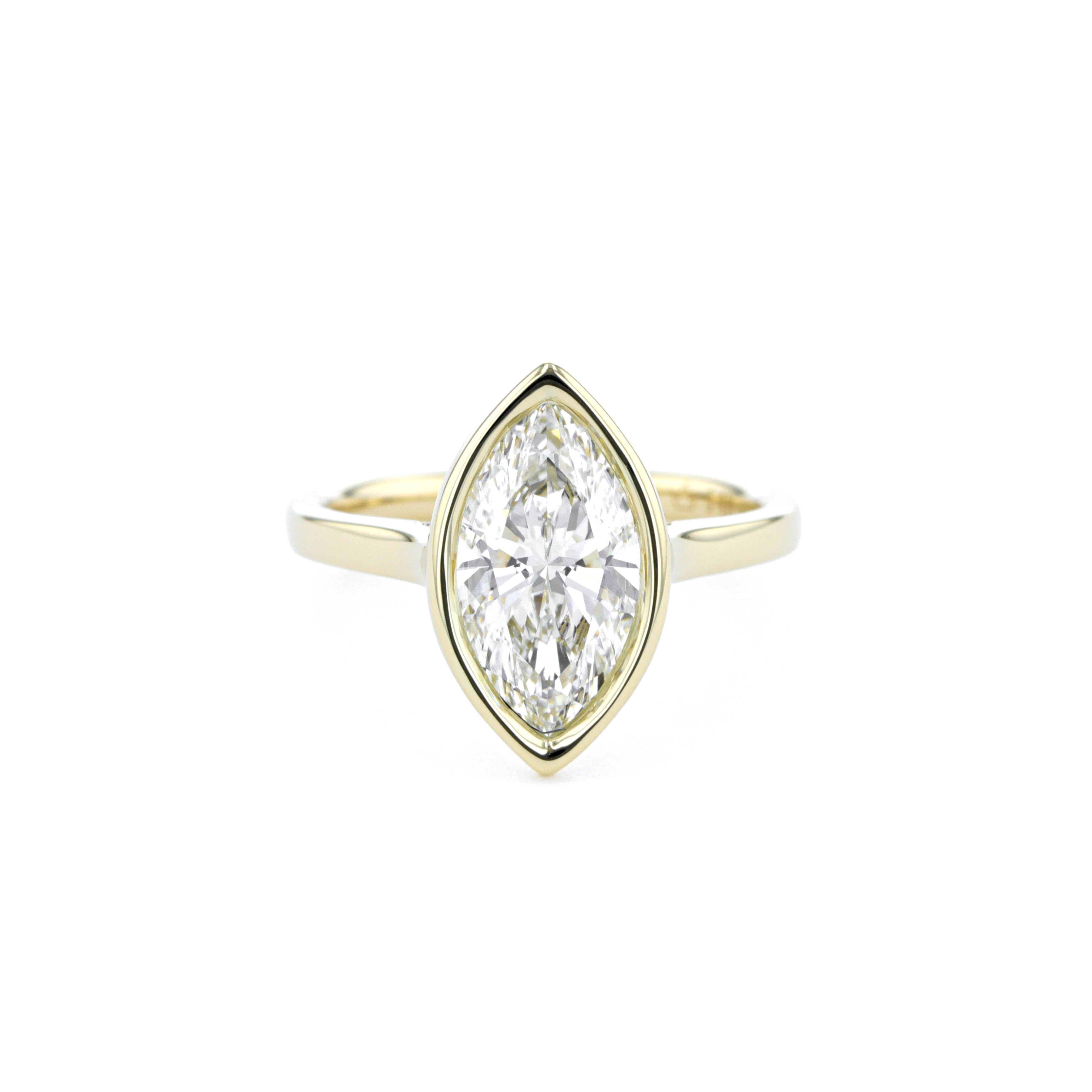 Casey Marquise High Polish Engagement Rings Princess Bride Diamonds