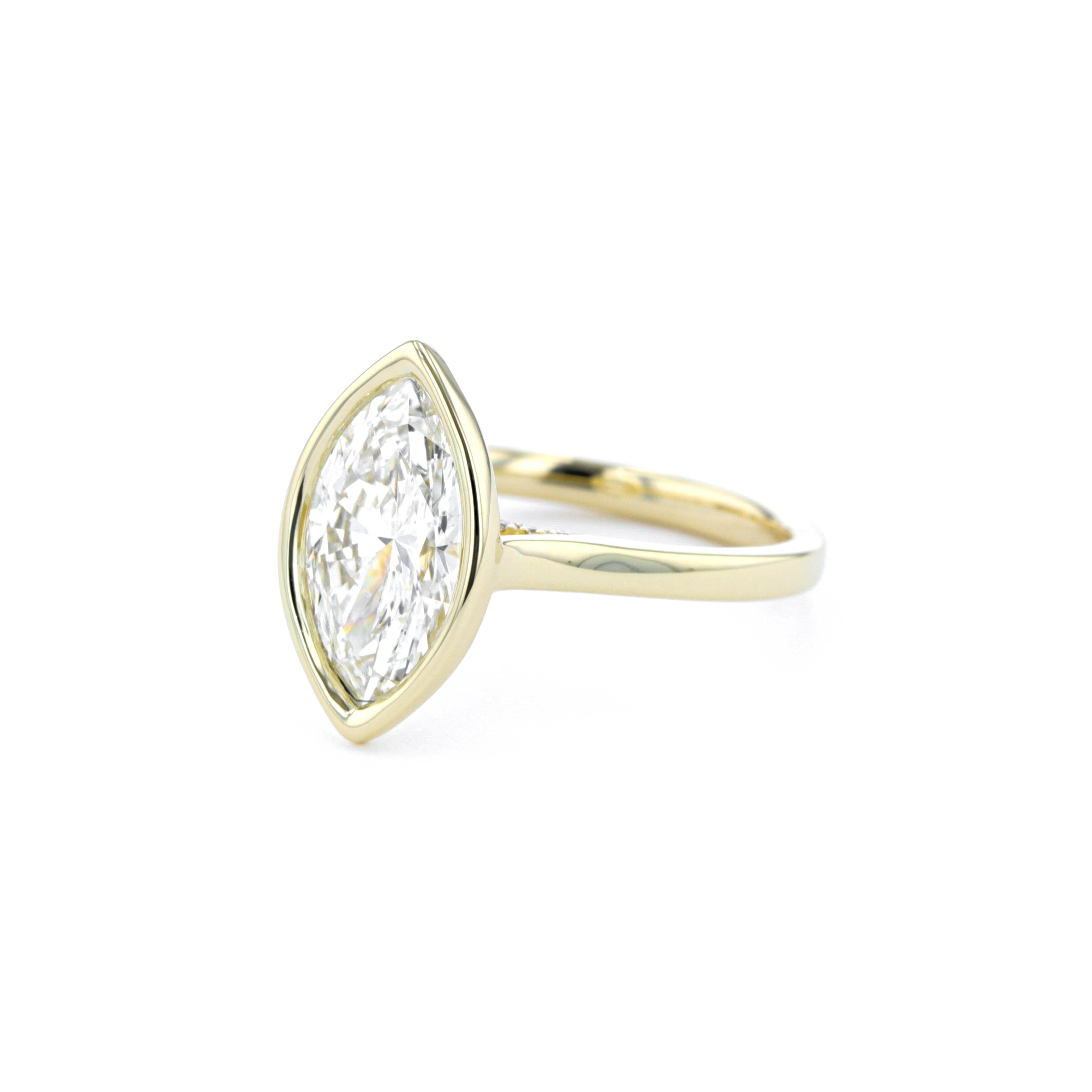 Casey Marquise High Polish Engagement Rings Princess Bride Diamonds
