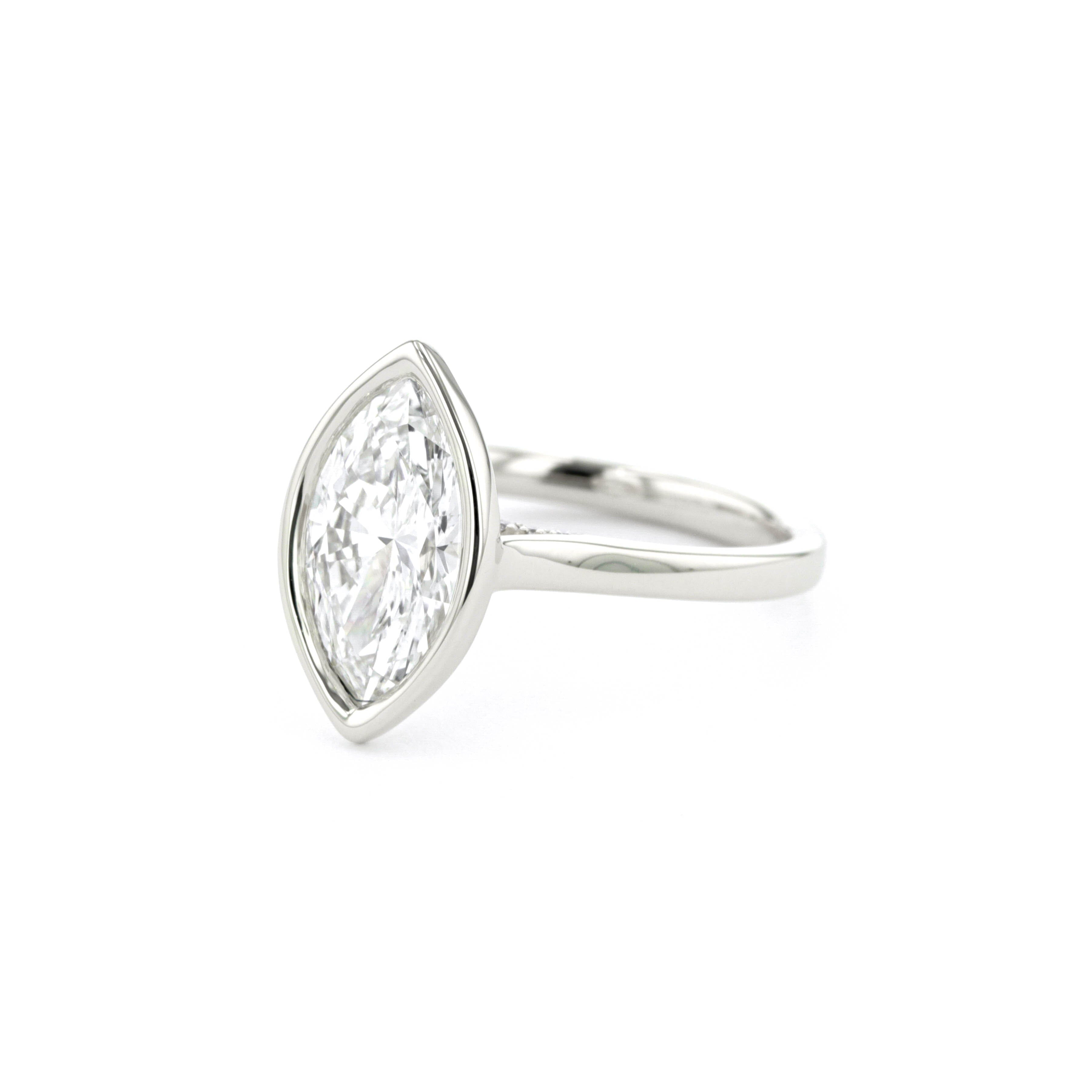Casey Marquise High Polish Engagement Rings Princess Bride Diamonds